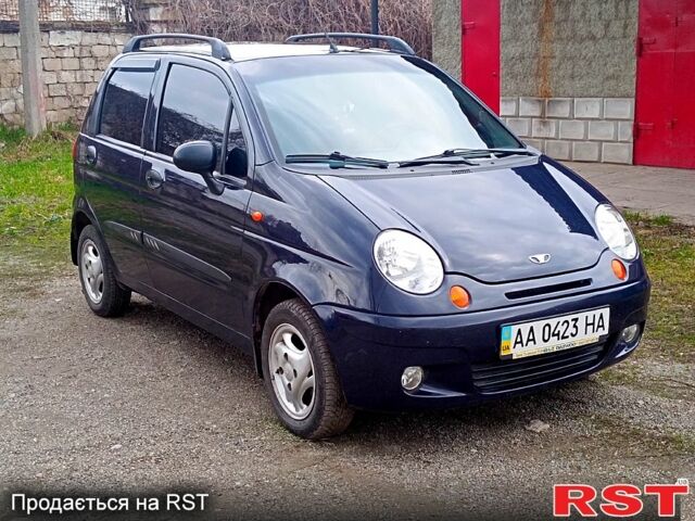Синий Дэу Матиз, объемом двигателя 0.8 л и пробегом 69 тыс. км за 2800 $, фото 1 на Automoto.ua