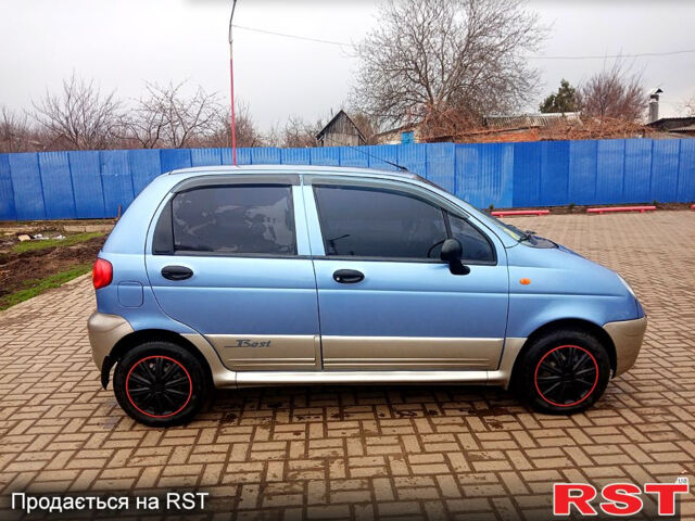 Синий Дэу Матиз, объемом двигателя 1 л и пробегом 44 тыс. км за 3400 $, фото 1 на Automoto.ua