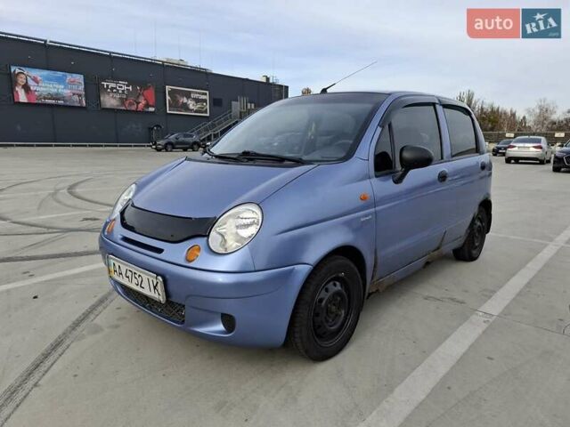 Синий Дэу Матиз, объемом двигателя 0.8 л и пробегом 124 тыс. км за 2000 $, фото 1 на Automoto.ua