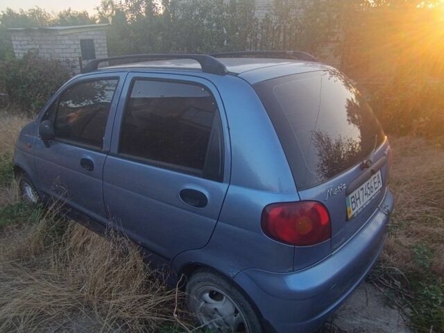 Синий Дэу Матиз, объемом двигателя 0.8 л и пробегом 80 тыс. км за 700 $, фото 1 на Automoto.ua