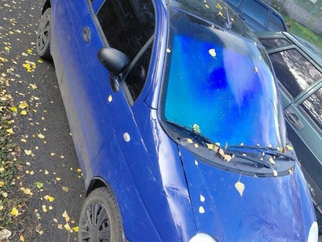 Синий Дэу Матиз, объемом двигателя 0.8 л и пробегом 333 тыс. км за 1775 $, фото 1 на Automoto.ua