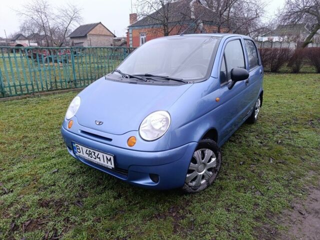 Синий Дэу Матиз, объемом двигателя 0.8 л и пробегом 100 тыс. км за 2100 $, фото 1 на Automoto.ua