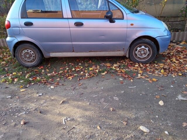 Синий Дэу Матиз, объемом двигателя 0.8 л и пробегом 240 тыс. км за 600 $, фото 1 на Automoto.ua