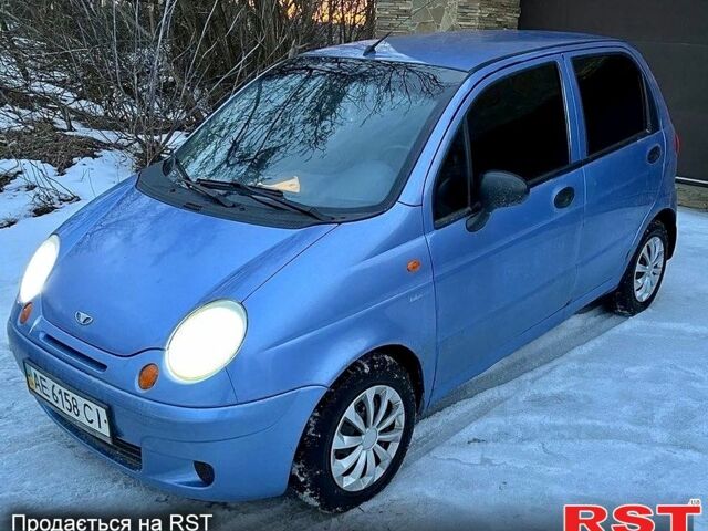 Синий Дэу Матиз, объемом двигателя 0.8 л и пробегом 1200 тыс. км за 2100 $, фото 1 на Automoto.ua