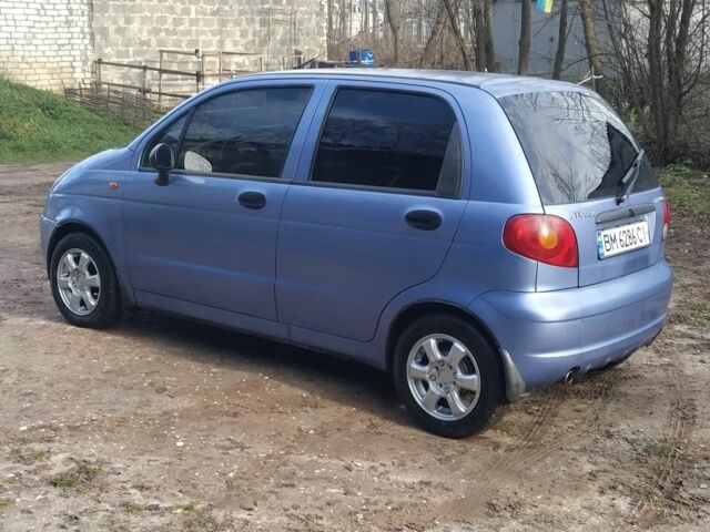 Синий Дэу Матиз, объемом двигателя 0.8 л и пробегом 123 тыс. км за 2500 $, фото 1 на Automoto.ua