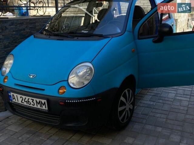 Синий Дэу Матиз, объемом двигателя 0.8 л и пробегом 82 тыс. км за 3000 $, фото 1 на Automoto.ua