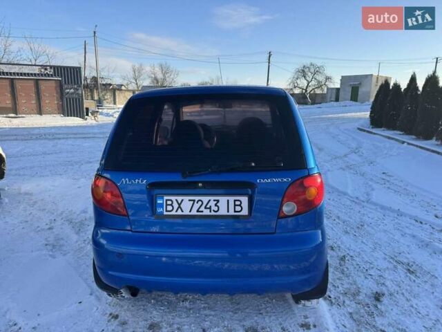 Синій Деу Матіз, об'ємом двигуна 0.8 л та пробігом 122 тис. км за 2600 $, фото 1 на Automoto.ua