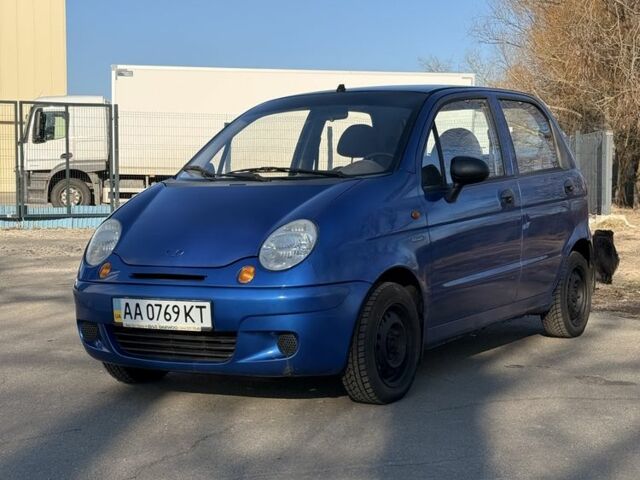 Синий Дэу Матиз, объемом двигателя 0.8 л и пробегом 105 тыс. км за 2300 $, фото 1 на Automoto.ua