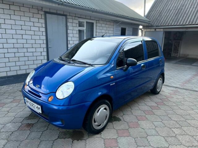 Синий Дэу Матиз, объемом двигателя 0.8 л и пробегом 116 тыс. км за 2800 $, фото 1 на Automoto.ua