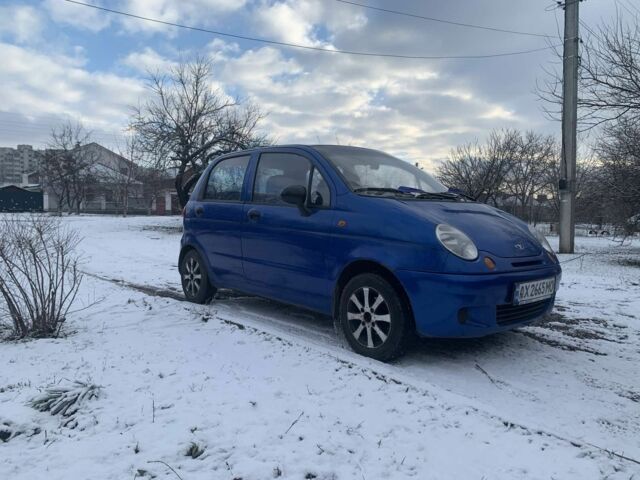 Синій Деу Матіз, об'ємом двигуна 0.8 л та пробігом 148 тис. км за 1750 $, фото 1 на Automoto.ua