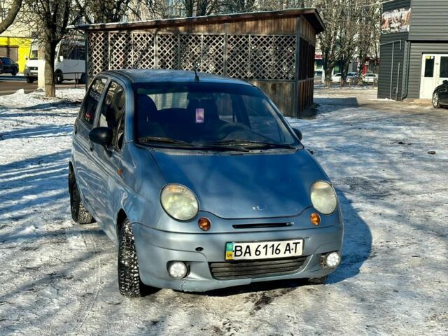 Синий Дэу Матиз, объемом двигателя 0.8 л и пробегом 150 тыс. км за 1500 $, фото 1 на Automoto.ua