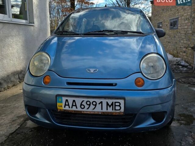 Синий Дэу Матиз, объемом двигателя 1 л и пробегом 117 тыс. км за 2100 $, фото 1 на Automoto.ua