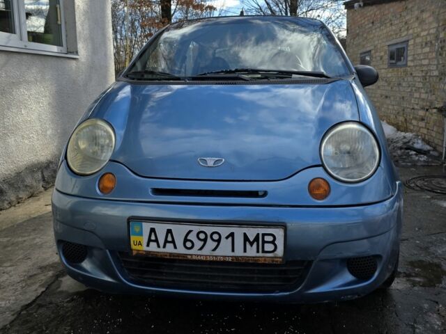 Синій Деу Матіз, об'ємом двигуна 1 л та пробігом 117 тис. км за 2100 $, фото 1 на Automoto.ua