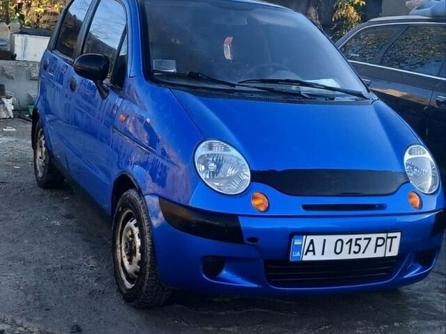 Синий Дэу Матиз, объемом двигателя 0.8 л и пробегом 125 тыс. км за 1750 $, фото 1 на Automoto.ua
