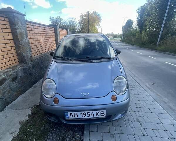 Синий Дэу Матиз, объемом двигателя 0.8 л и пробегом 143 тыс. км за 1900 $, фото 1 на Automoto.ua