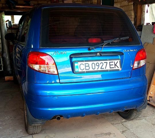 Синий Дэу Матиз, объемом двигателя 0.8 л и пробегом 850 тыс. км за 2500 $, фото 1 на Automoto.ua