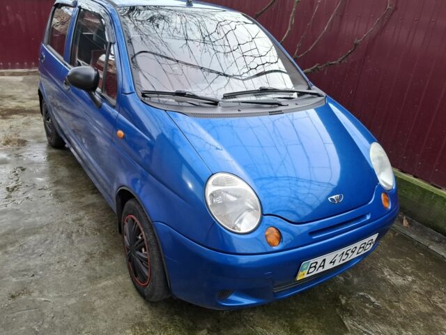 Синій Деу Матіз, об'ємом двигуна 1 л та пробігом 149 тис. км за 2200 $, фото 1 на Automoto.ua