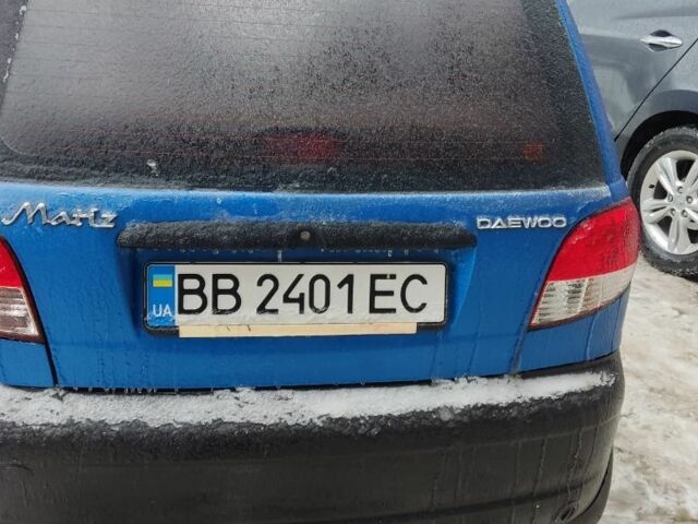 Синій Деу Матіз, об'ємом двигуна 0.8 л та пробігом 58 тис. км за 2510 $, фото 1 на Automoto.ua
