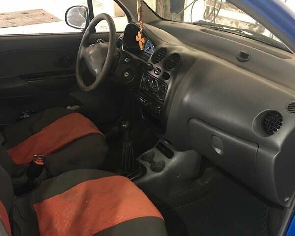 Синий Дэу Матиз, объемом двигателя 0.8 л и пробегом 107 тыс. км за 2200 $, фото 1 на Automoto.ua