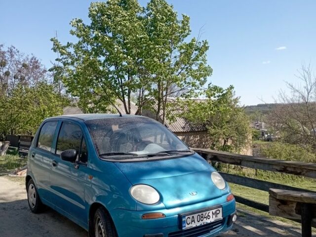 Синий Дэу Матиз, объемом двигателя 1 л и пробегом 1 тыс. км за 2500 $, фото 1 на Automoto.ua
