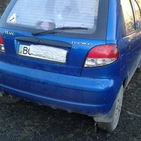 Синий Дэу Матиз, объемом двигателя 0.8 л и пробегом 61 тыс. км за 3500 $, фото 1 на Automoto.ua