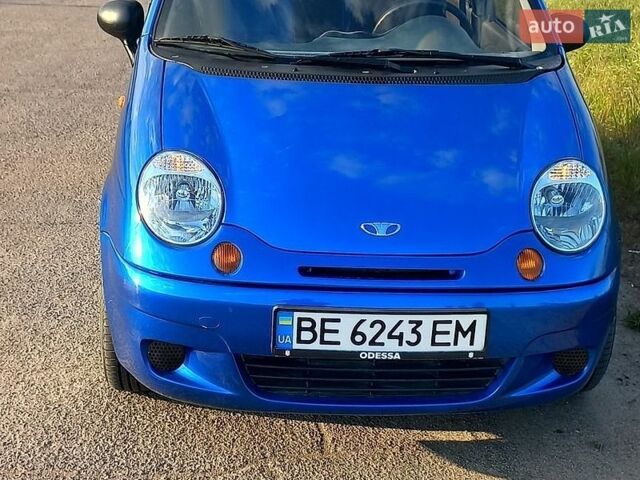Синий Дэу Матиз, объемом двигателя 0.8 л и пробегом 89 тыс. км за 3100 $, фото 1 на Automoto.ua