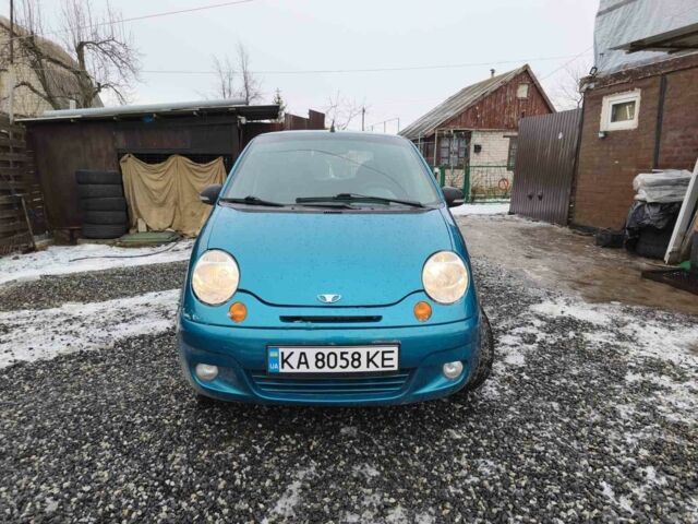 Синий Дэу Матиз, объемом двигателя 0.8 л и пробегом 173 тыс. км за 2200 $, фото 1 на Automoto.ua
