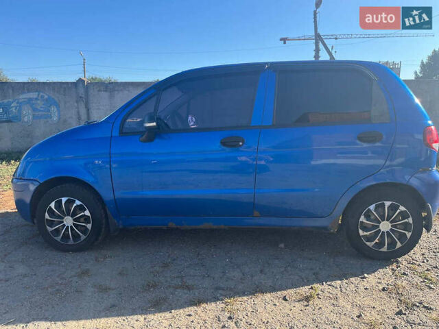 Синий Дэу Матиз, объемом двигателя 0.8 л и пробегом 126 тыс. км за 2500 $, фото 1 на Automoto.ua