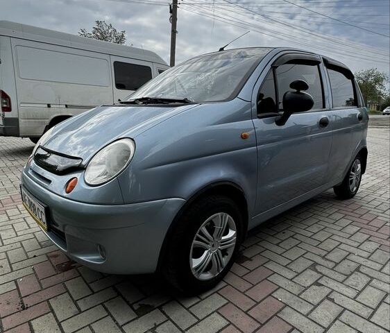 Синий Дэу Матиз, объемом двигателя 0.8 л и пробегом 77 тыс. км за 2250 $, фото 1 на Automoto.ua