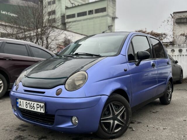 Синій Деу Матіз, об'ємом двигуна 0.8 л та пробігом 174 тис. км за 1999 $, фото 1 на Automoto.ua