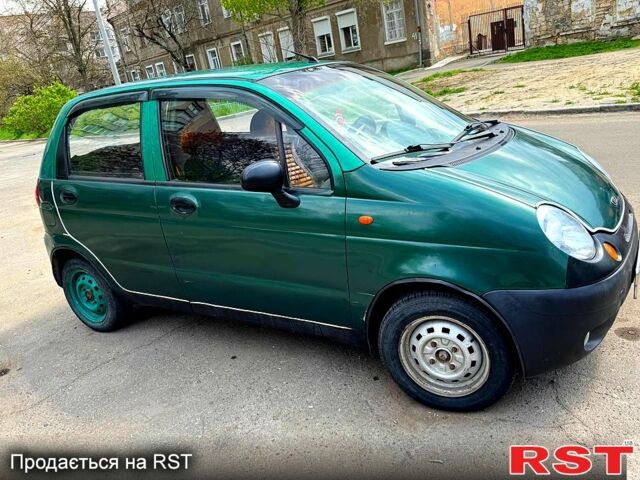 Зелений Деу Матіз, об'ємом двигуна 0.8 л та пробігом 73 тис. км за 1150 $, фото 1 на Automoto.ua