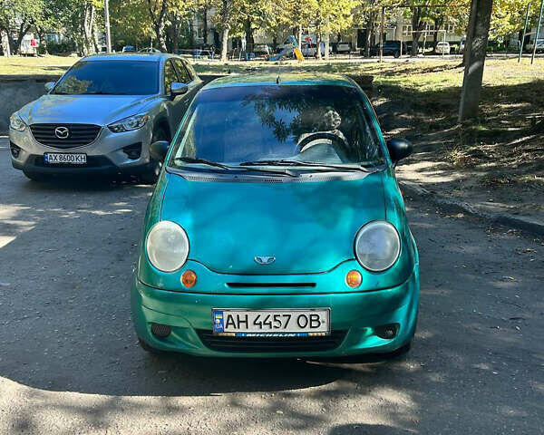 Зелений Деу Матіз, об'ємом двигуна 0.8 л та пробігом 148 тис. км за 2000 $, фото 1 на Automoto.ua
