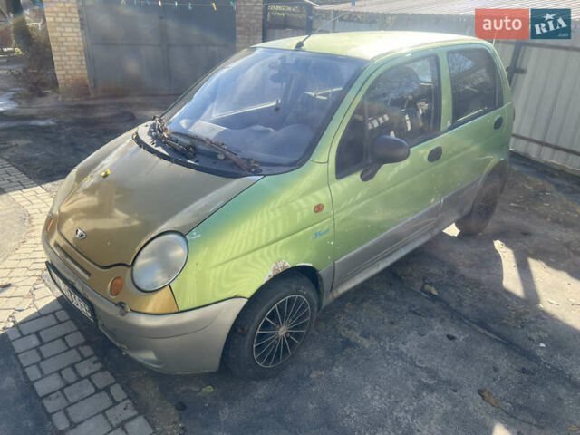 Дэу Матиз 2005 в Буче на Automoto.ua Зеленый Дэу Матиз, объемом двигателя 1 л и пробегом 340 тыс. км за 1100 $, фото 1 на Automoto.ua