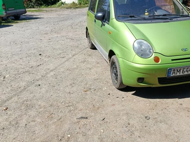 Зеленый Дэу Матиз, объемом двигателя 0.8 л и пробегом 121 тыс. км за 1000 $, фото 1 на Automoto.ua
