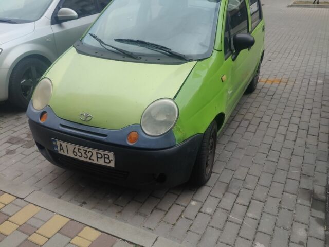 Зелений Деу Матіз, об'ємом двигуна 0.8 л та пробігом 100 тис. км за 1350 $, фото 1 на Automoto.ua