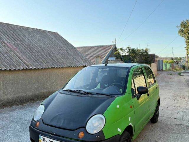 Зелений Деу Матіз, об'ємом двигуна 0.8 л та пробігом 500 тис. км за 650 $, фото 1 на Automoto.ua