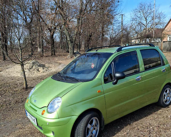 Зелений Деу Матіз, об'ємом двигуна 0.8 л та пробігом 122 тис. км за 3100 $, фото 1 на Automoto.ua