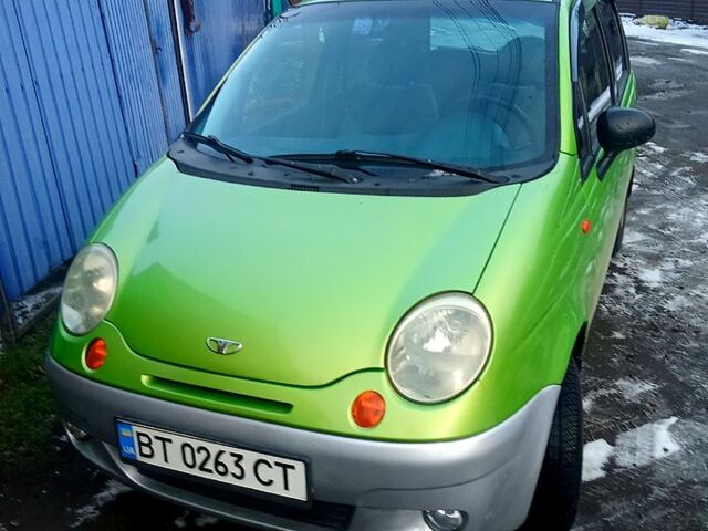 Зеленый Дэу Матиз, объемом двигателя 0.8 л и пробегом 242 тыс. км за 1900 $, фото 1 на Automoto.ua