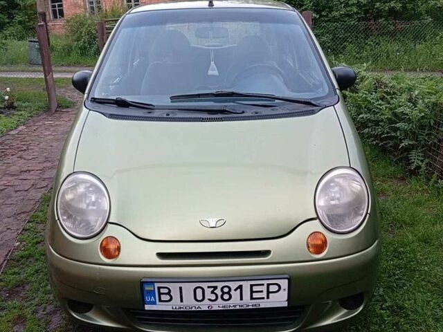 Зелений Деу Матіз, об'ємом двигуна 0.8 л та пробігом 170 тис. км за 2200 $, фото 1 на Automoto.ua