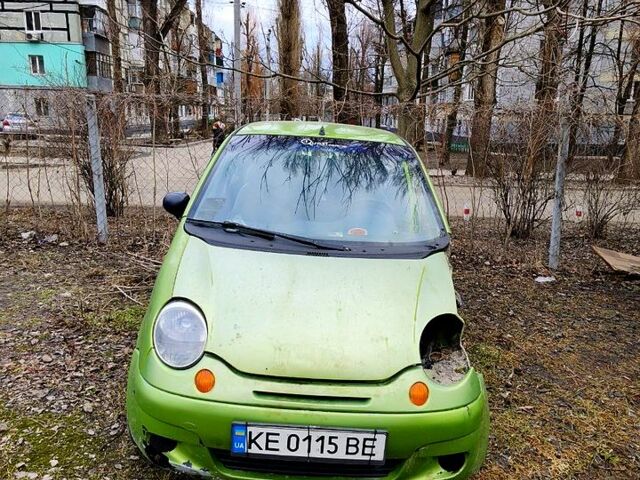 Зелений Деу Матіз, об'ємом двигуна 1 л та пробігом 187 тис. км за 900 $, фото 1 на Automoto.ua