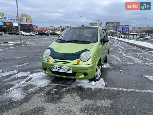 Зелений Деу Матіз, об'ємом двигуна 0.8 л та пробігом 77 тис. км за 3500 $, фото 1 на Automoto.ua