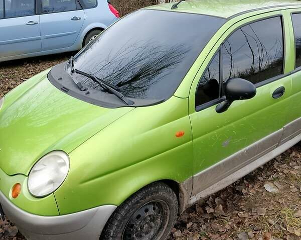 Зелений Деу Матіз, об'ємом двигуна 1 л та пробігом 140 тис. км за 1950 $, фото 1 на Automoto.ua