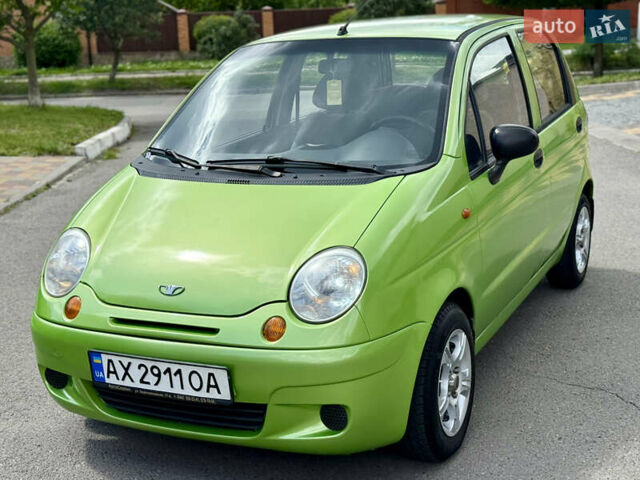Зелений Деу Матіз, об'ємом двигуна 0.8 л та пробігом 143 тис. км за 3500 $, фото 1 на Automoto.ua