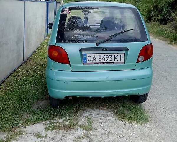 Зелений Деу Матіз, об'ємом двигуна 0.8 л та пробігом 53 тис. км за 2200 $, фото 1 на Automoto.ua