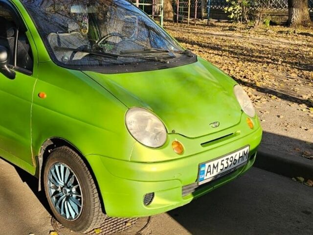 Зелений Деу Матіз, об'ємом двигуна 1 л та пробігом 330 тис. км за 1600 $, фото 1 на Automoto.ua