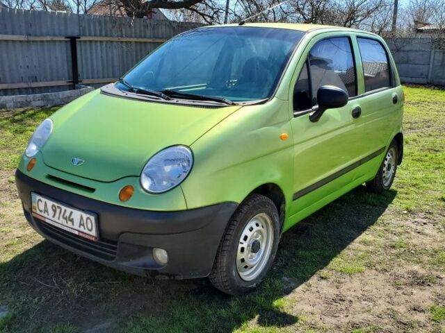 Зелений Деу Матіз, об'ємом двигуна 0 л та пробігом 200 тис. км за 1650 $, фото 1 на Automoto.ua