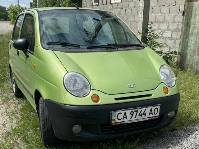Зелений Деу Матіз, об'ємом двигуна 0.8 л та пробігом 160 тис. км за 1499 $, фото 1 на Automoto.ua