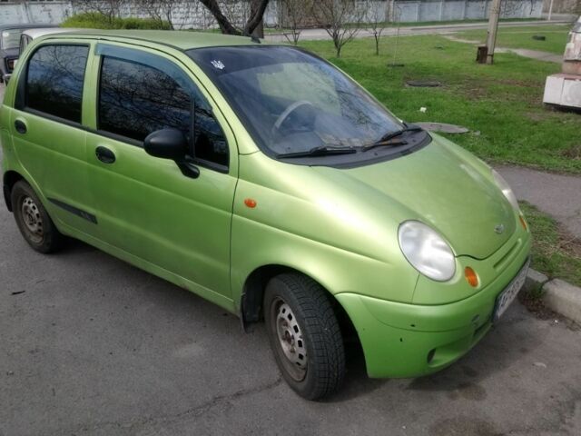 Зеленый Дэу Матиз, объемом двигателя 8 л и пробегом 176 тыс. км за 1900 $, фото 1 на Automoto.ua