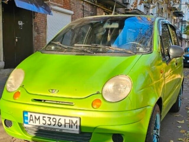 Зелений Деу Матіз, об'ємом двигуна 1 л та пробігом 330 тис. км за 1100 $, фото 1 на Automoto.ua