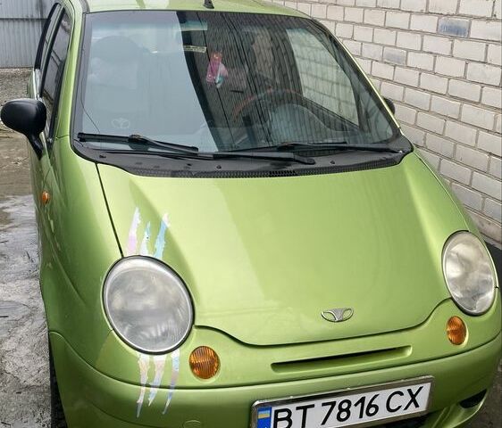 Зеленый Дэу Матиз, объемом двигателя 0.8 л и пробегом 117 тыс. км за 2000 $, фото 1 на Automoto.ua